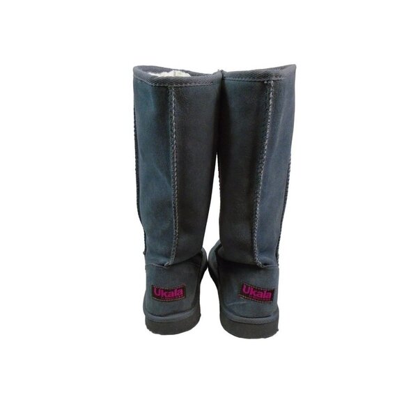 Ukala Boot Shearling Type Grey W6 Great condition Suede Upper, 100% Merino Wool - Picture 3 of 5